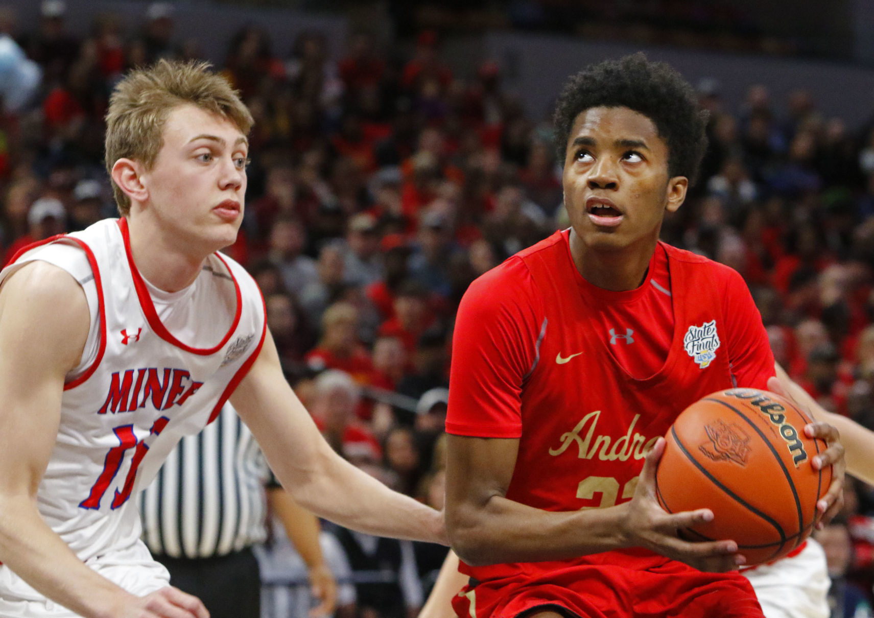Boys basketball Class 2A state final - Andrean vs. Linton-Stockton